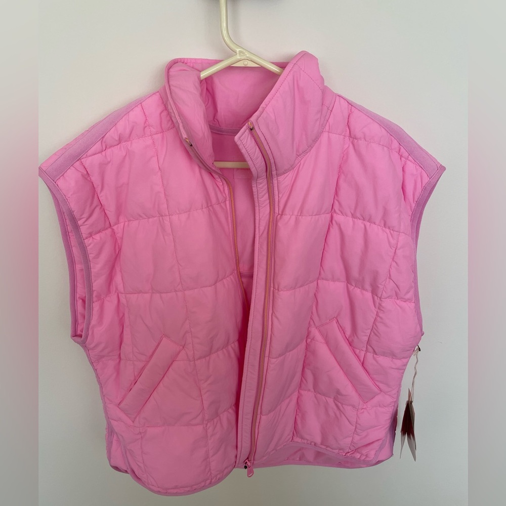 Pippa Packable Puffer Vest- pink